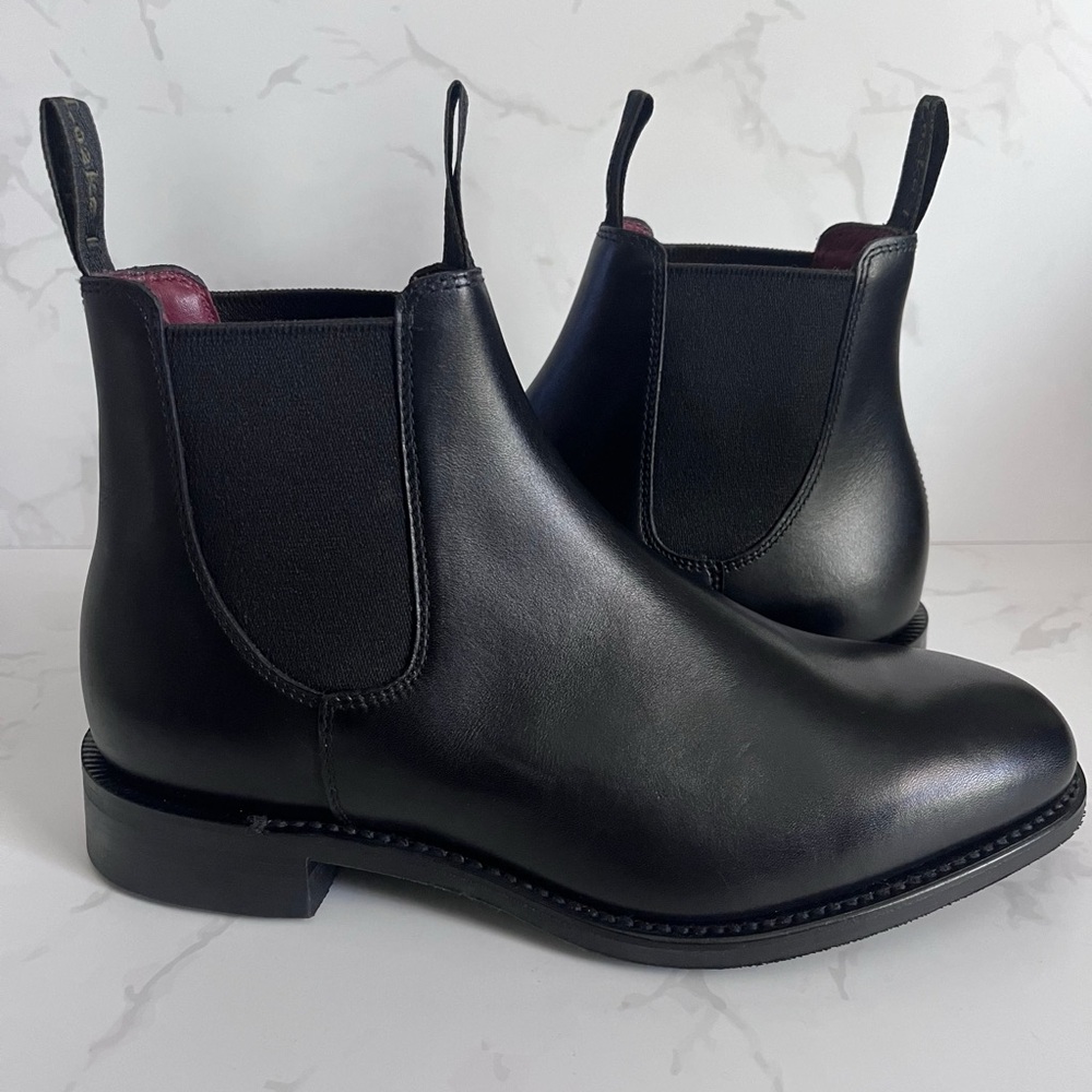 Loake Chatterley Leather Ankle Chelsea Boots